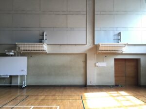 千葉明徳高等学校 体育館空調機設置工事_03