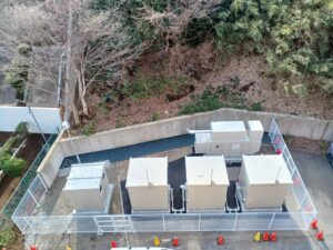 介護老人保健施設船橋うぐいす園_非常用自家発電設備整備事業_俯瞰