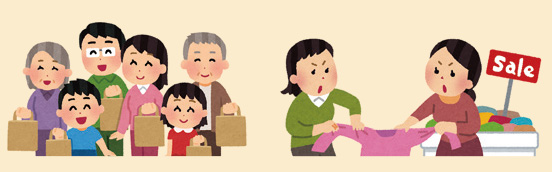 外出機会の増加