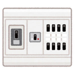 漏電遮断器の動作テストを行っておく
